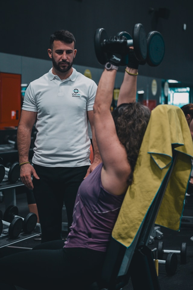 1 on 1 personal training with free weights